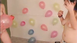 Naked college girls play sexy games