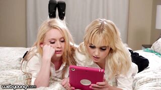 WebYoung Curious Schoolgirl Besties Agree to Experiment