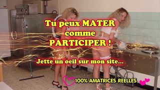 2 housemaids and their boss - amateurs compilation