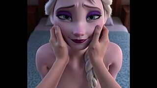 Elsa from Frozen Gets Drilled Hard – Animated CG Manga