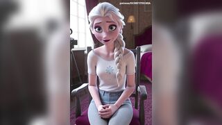 Elsa from Frozen Gets Drilled Hard – Animated CG Manga