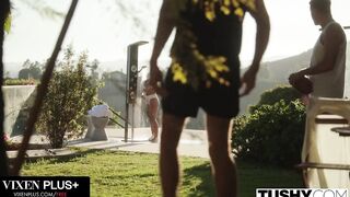 TUSHY Hot mother I'd like to fuck Divorcee Eva Angelina Gets DPed By Her 2 Sexy Neighbors