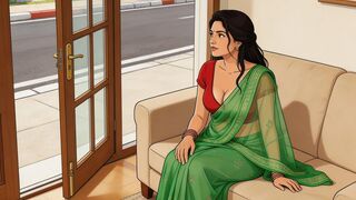 That guy Helped Her Family… Aunty Thanked Him in Intimate