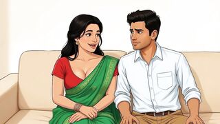 That guy Helped Her Family… Aunty Thanked Him in Intimate
