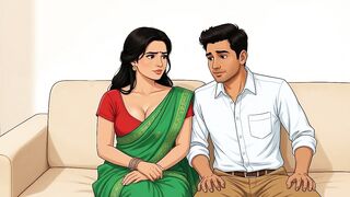 That guy Helped Her Family… Aunty Thanked Him in Intimate