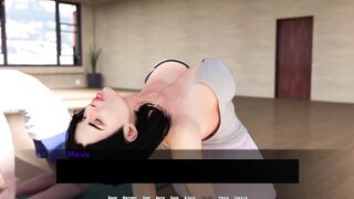 Alfred Doing Yoga With Lalin girl Stepmom Turns His Dick Hard