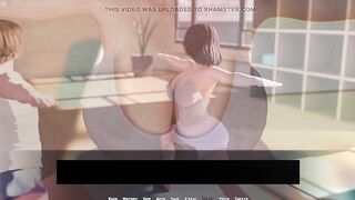 Alfred Doing Yoga With Lalin girl Stepmom Turns His Dick Hard