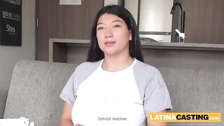 Huge Natural Titties Lalin girl Throated UNFATHOMABLE By Massive Wang POV