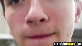 Excited Twink Tempt Stepdad's Colleague From Office
