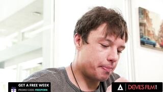 DEVILS FILM - Breasty mother I'd like to fuck Bangs Her Stepson's Weenie With Her Biggest Breasts And Moist Vagina