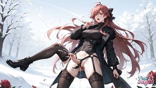 Snowy Rose & Cum-splattered Surrender: mother I'd like to fuck's Vibrator Feast in Winter