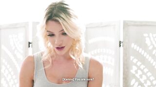ALL GAL MASSAGE - Kenna James Discovers Erin Everheart's Booty Plug During Massage Leading To Anal Play