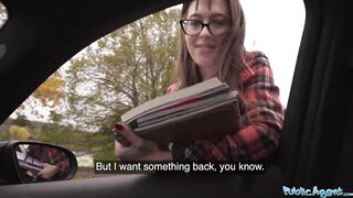 I filmed her taking a shower and it made my wang hard - Public Agent