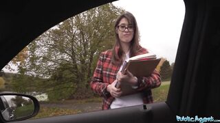 I filmed her taking a shower and it made my wang hard - Public Agent