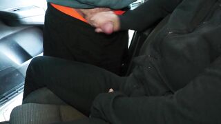 Giant jizz flow!!!! I gave a stranger a tugjob and that guy came all over me