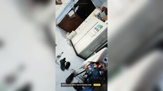 His Old Slipper-wearing Wife Asks for Sausage