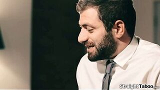Recent temp Tiffany Watson is convince that having sex with her boss is the most good career move.The blond deepthroats his dong and screws him on his desk