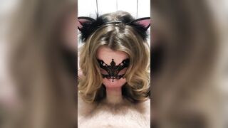 Marvelous Kitty mouths my knob and lets me finish in her anal opening. ANAL CREAMPIE