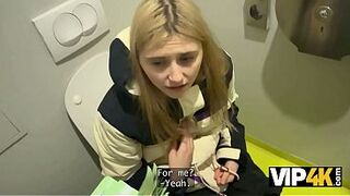 VIP4K. A thousand bucks for a Oral sex in a Public Restroom? Yes, sure