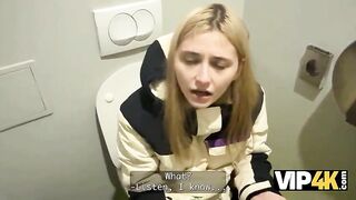 VIP4K. A thousand bucks for a Oral sex in a Public Restroom? Yes, sure