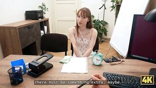 HUNT4K. Throat full of cum