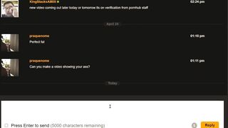 Can u make a clip showing your butt? ????‍????‍???? Requests ????????‍♀️????????‍♂️ ????