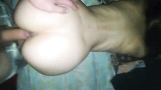 Slender eighteen-year-old Gal with a Flawless Butt Doggy Style