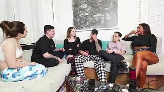 Argentinian fuckfest! three bitches, three hard rods!