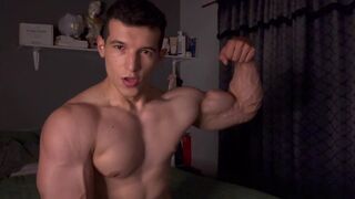 JOI I educate my student Spanish but this chab doesn't stop looking at my muscles with subtitles