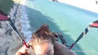 I gave my twat away during the time that paragliding.