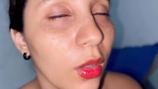 The neighbour gives her spouse oral-sex sex! Why is that babe angry with her spouse? Unfathomable mouth infidelity