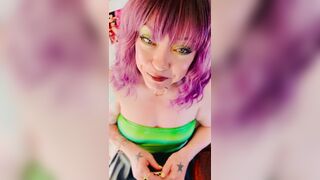 The Enjoyable Miss Tina Snua Smokes A Cigarette With Dangles, Drifts & Close Ups