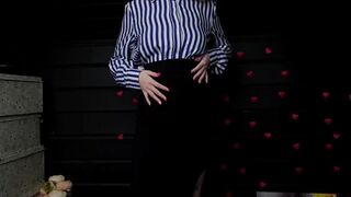 Striptease with Masturbation and Drubbing. Doctor Bang Me