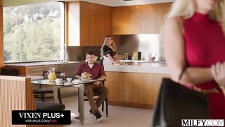MILFY Gold Digger Maid Vivianne Seduces Youthful Entrepreneur