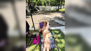 We went to a nudist pool and ended up having great sex