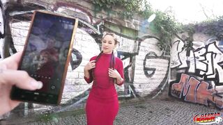 GERMAN SCOUT - Round Booty Latin chick Cougar Roberta Faganelli no jo-bag Casting Bang