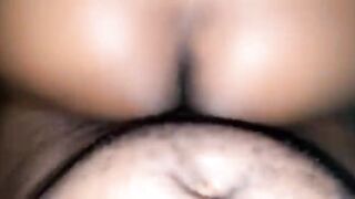 Darksome skinned black beauty loves to ride hard