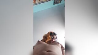 Hawt Sissy makes a spunk fountain