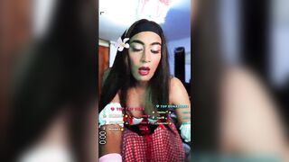 nice-looking Little Red Riding Hood Tgirl