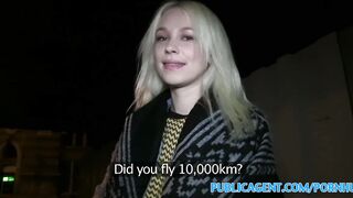PublicAgent Blond Russian likes a public screw