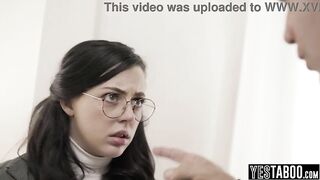 Large knob older social worker manipulates an blameless teen into letting him pound her hardcore