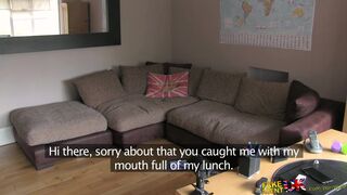 FakeAgentUK Golden-haired wannabe likes sucking and screwing agents knob