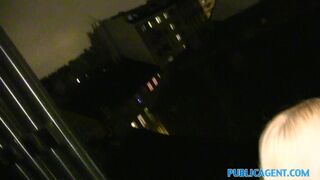 Public Agent Rooftop sex for hot arsed blond