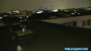 Public Agent Rooftop sex for hot arsed blond