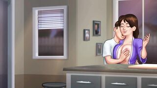 My stepmom falls in love with me, and we screw each pont of time we can - summertime saga