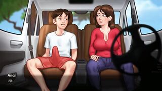 My stepmom falls in love with me, and we screw each pont of time we can - summertime saga