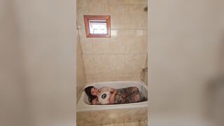I Get Into the Tub with My Clothing on
