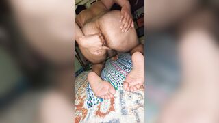 Fingering Hirsute aperture whilst vibrator makes me fart