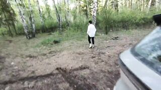 Helen took Johnny to the woods for sex