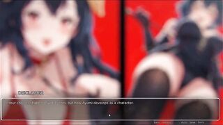 Bluring the walls ROMANCE Anime Game Ep.1 My GF expose her FLAWLESS BUTT in the STREET !